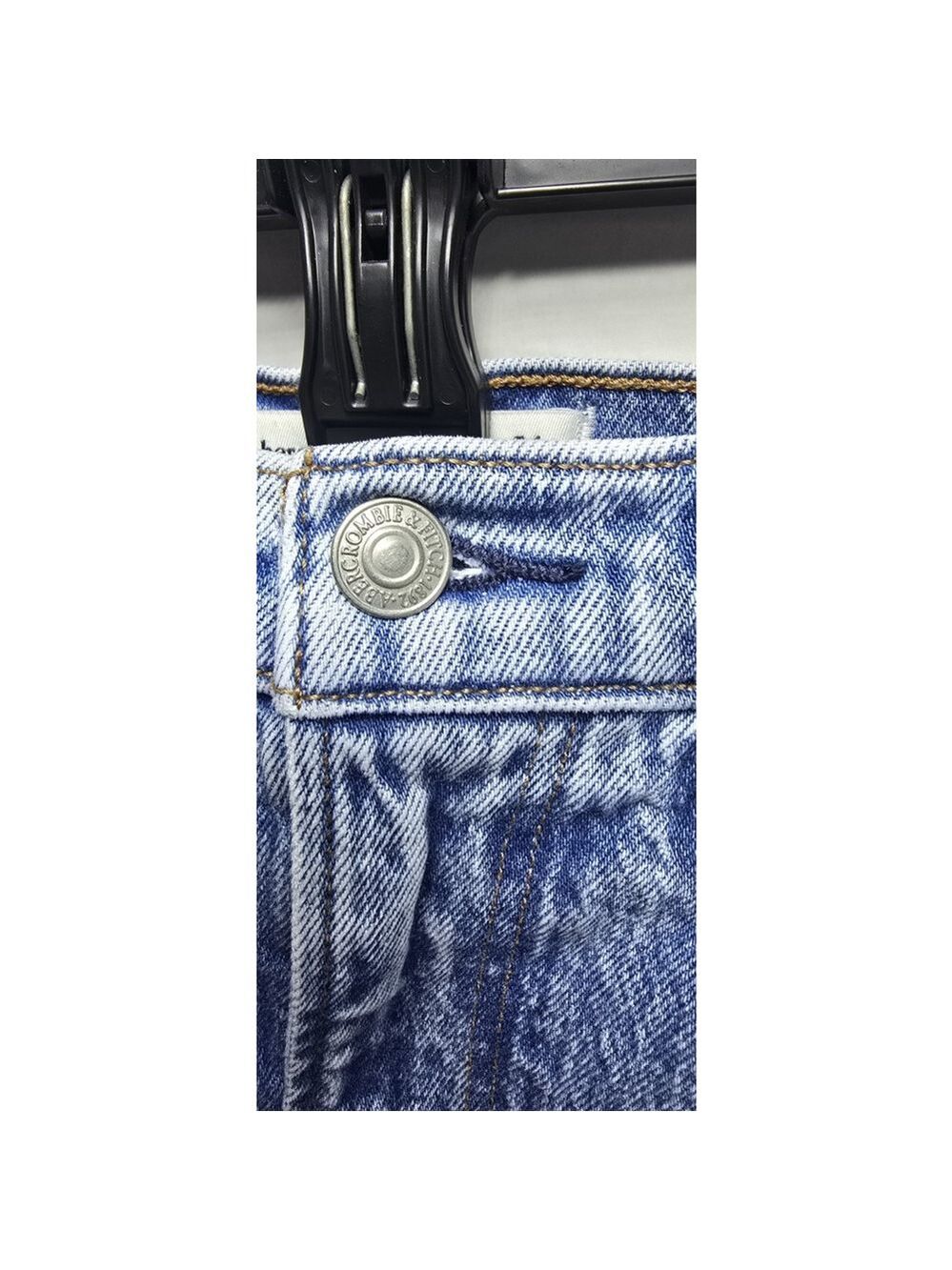 Abercrombie & Fitch Jeans 24|00s The '90s Straight Ultra High Rise Curve Love - Picture 7 of 13